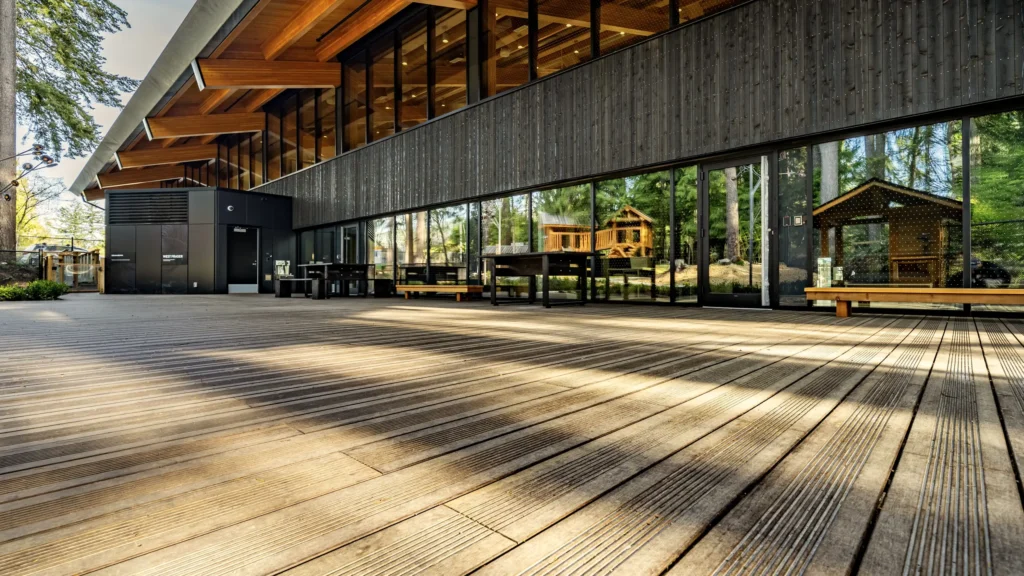 MOSO Bamboo decking at Capilano University