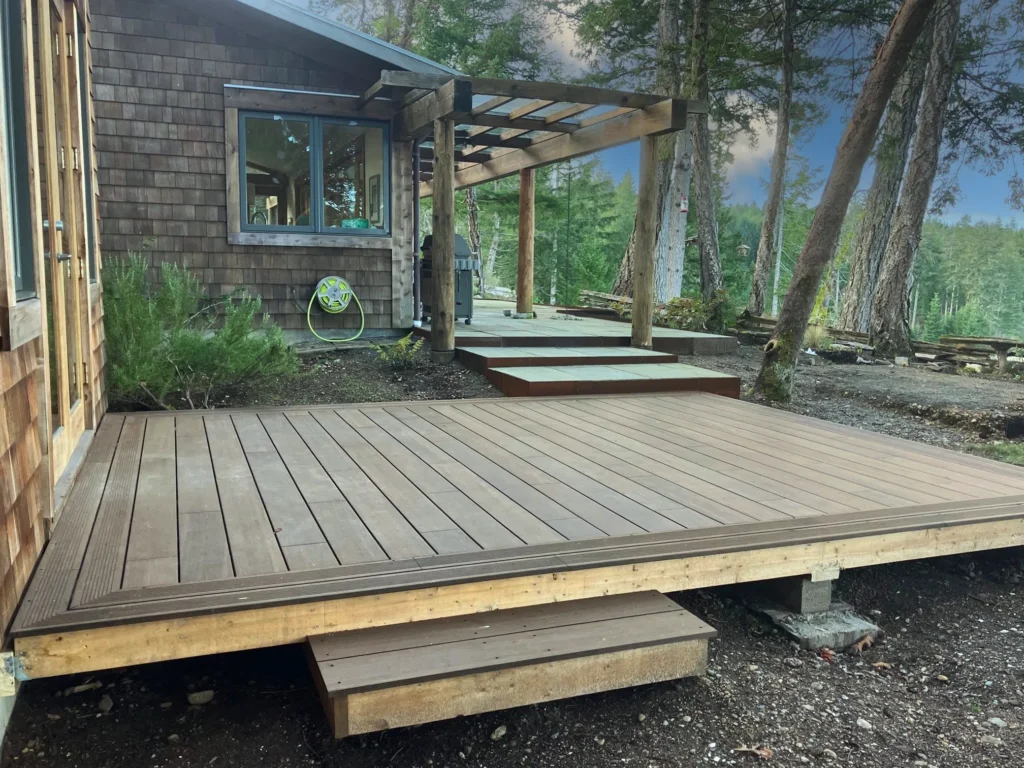 MOSO® Bamboo Decking on Denman Island